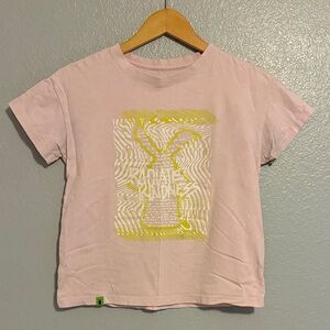 Dutch Bros Radiate Kindness Pink and Yellow T-Shirt